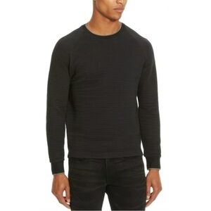 New! Reaction Kenneth Cole Crew Neck Quilted Pull Over Sweater Medium NWT